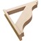Ekena Millwork 5 1/2-in W x 32-in D x 32-in H Funston Slat Rough Cedar Woodgrain TimberThane Outlooker, Primed Tan OUTUR055X32X32FST24RCPR - alternate 5